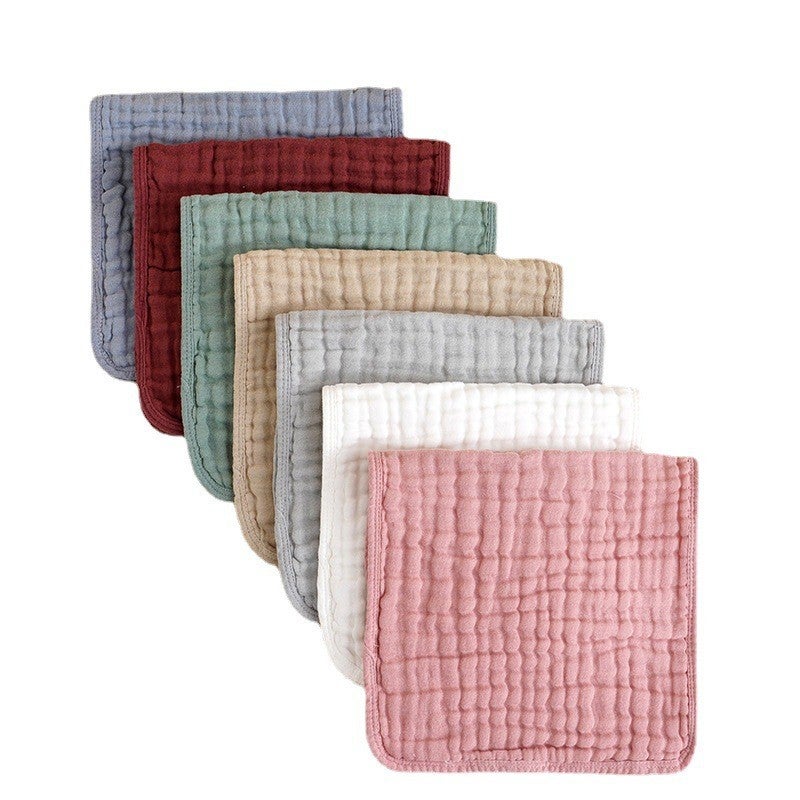 Six-Layer Gauze Burp Towel Ins Pure Cotton Edge Towel Newborn Spit-Up Towel Baby Shoulder Pad - Image 2