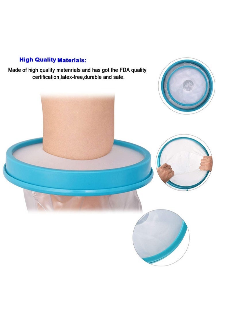 Waterproof Cast Cover for Shower Knee, Knee Cast Cover for Showering, Waterproof Knee Cast Protector for Leg Watertight Protection Keep Dry in Shower Bath Or Swimming for Wounds  Bandages - Image 4