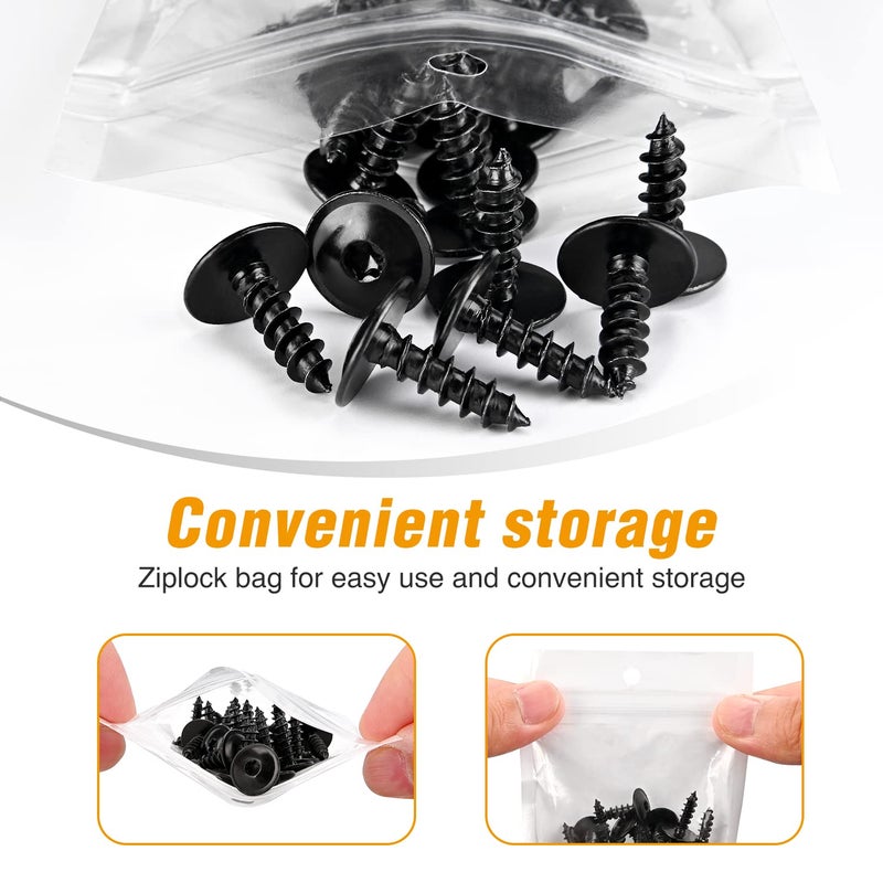 GOOACC GOOACC 25Pcs T25 M4.8×16 Torx Screw Fender Liner Splash Shield Bumper Cover Compatible with Audi Volkswagen Skoda Porsche, OEM:#N90974701  - Image 3