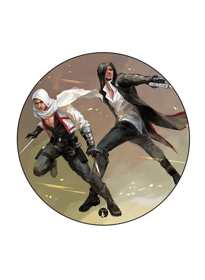 RKN Video Game Assassin'S Creed Printed Round Pin Badge Multicolour - Image 2