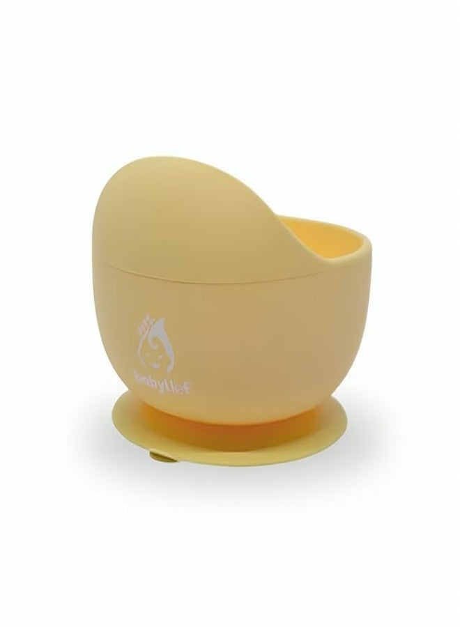 Babylief™ Silicone Baby Suction Bowl (Yellow) - Image 1
