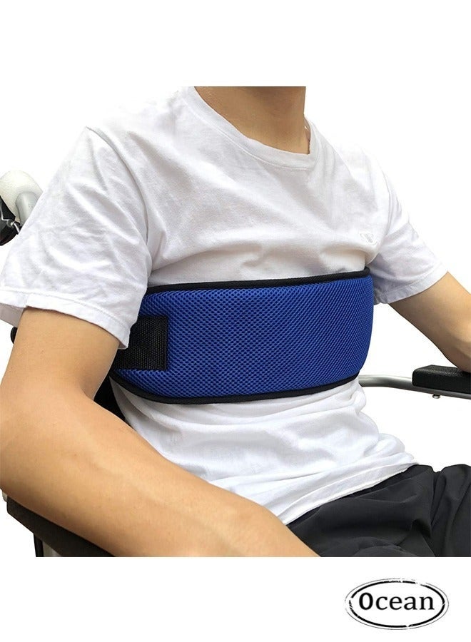 Bukela Wheelchair Seat Belt Adjustable Medical Wheelchair Safety Harness for Patient Caring, Cushion Harness Straps with Easy Release Buckle - Image 1