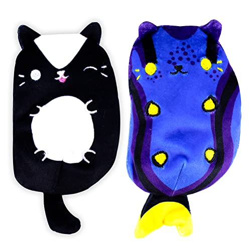Cats vs Pickles Lil Stinker Flipper 2Pack 4 Cute Cuddly Collectible Bean Plush Toy Collect These as Stocking Stuffers Fidget Toys or Sensory Toys Great for Kids Boys Girls - Image 1