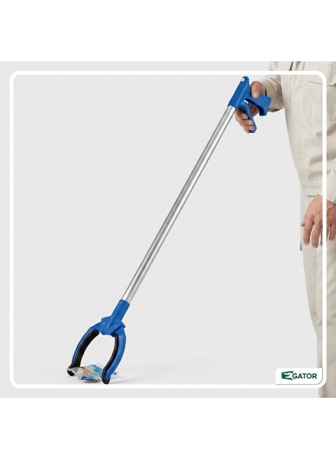 Gator Trash Grabber & Litter Nipper | Extra Long Reach Litter Picker | Hygienic Outdoor Waste Collector | 90 cm - Image 5