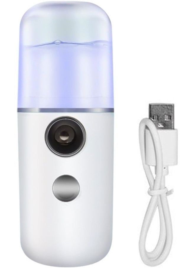 NIBEMINENT Nano Mist Sprayer Handheld Portable White 12x4x4cm  - Image 2