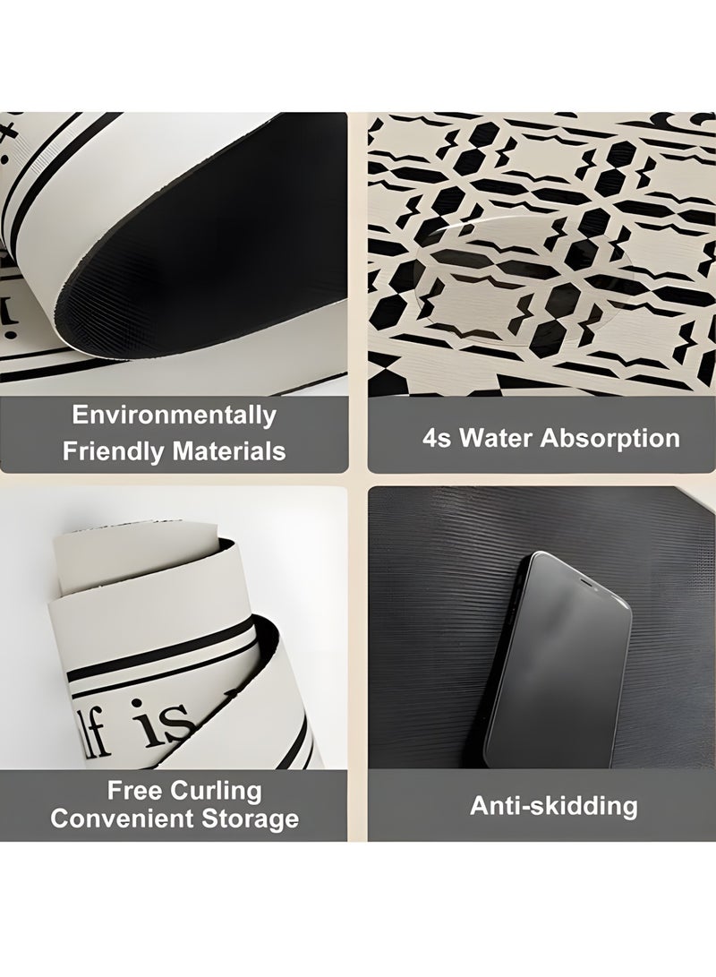 Large 40x50cm Heat Resistant & Non-Slip Silicone Coffee Mat / Table Mat - Protects Desks from Hot Cups, Mugs (Coffee, Tea) - Rectangular  - Image 4