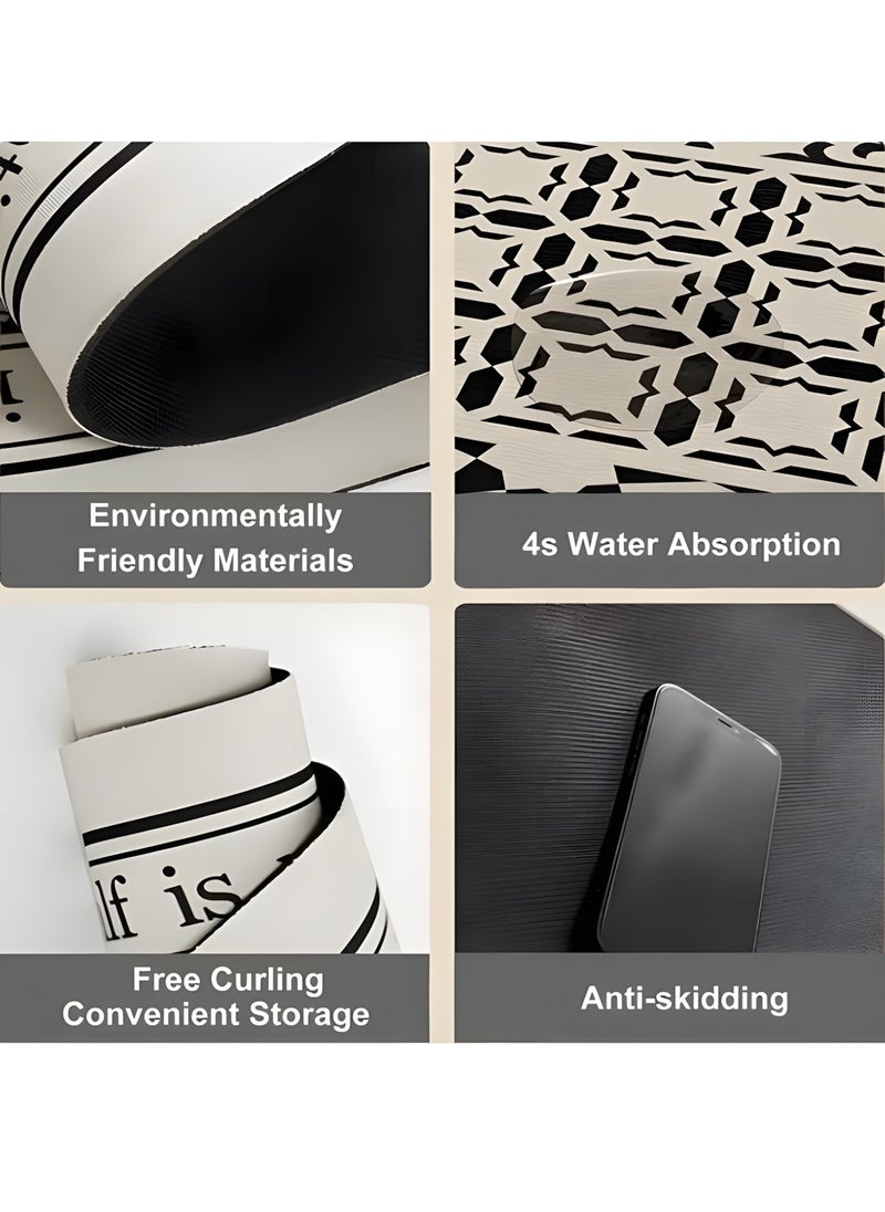 Generic - 40*50cm V60 Coffee Mat Kitchen Mat Table Mat Coffee Corner - Image 1