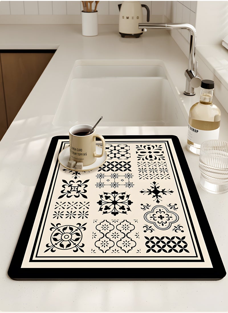 Generic - 40*50cm V60 Coffee Mat Kitchen Mat Table Mat Coffee Corner - Image 1