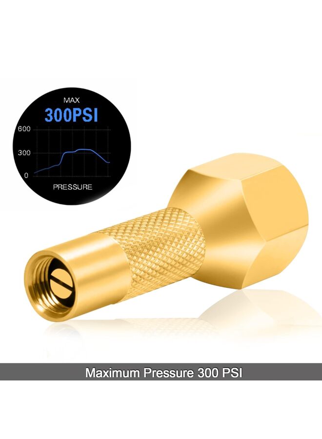 2pcs Air Chuck, 45mm*16mm*10mm Screw on Tire Inflator Nozzle for Tire Inflator Gauge Compressor Accessories, Twist-on Chucks - Image 3