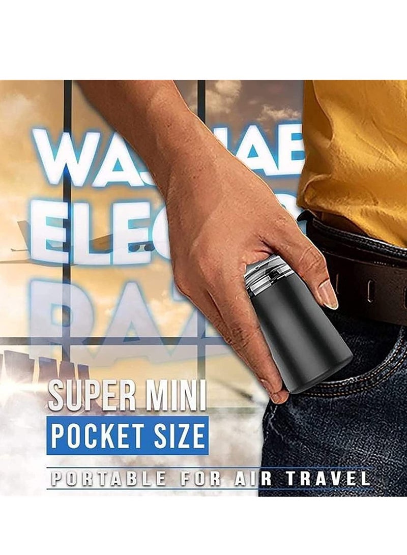 ماكينة حلاقة كهربائية قابلة للغسل بحجم الجيب - Image 4