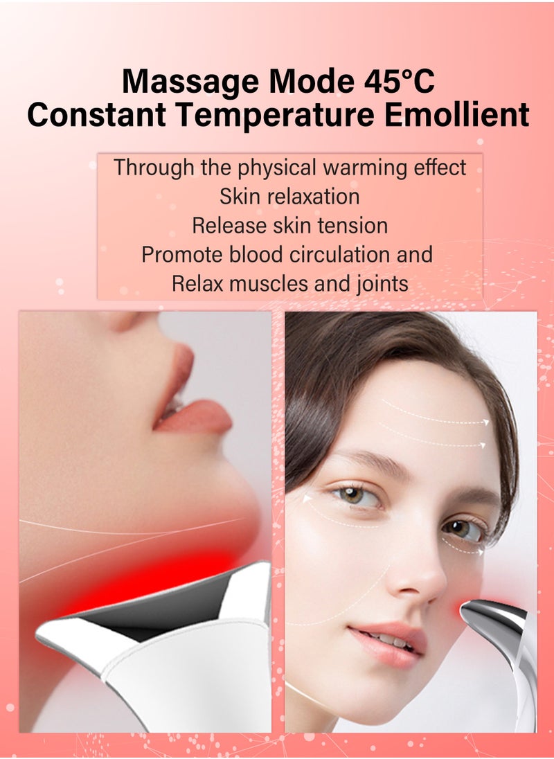 Generic LED Photo Therapy Wrinkle Removal Device, Neck & Face Microcurrent Lifting & Firming Massager, IPX6 Full Body Waterproof, with 5 LED Lights and 4 Working Modes  - Image 2