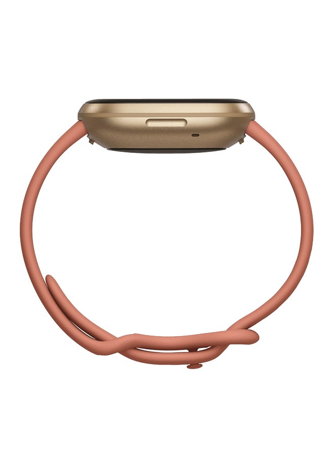 Fitbit Versa 3 Health & Fitness Smartwatch with 6-months Premium Membership Included Built-in GPS Daily Readiness Score and Up To 6+ Days Battery Pink Clay/Soft Gold Aluminium - Image 4