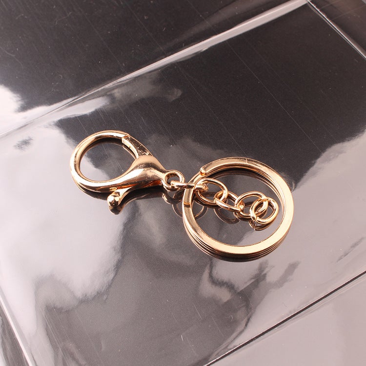 Triple Set Lobster Clasp KeychainLobster clasp +4 chain KC gold Lobster clasp +4 chain KC gold 