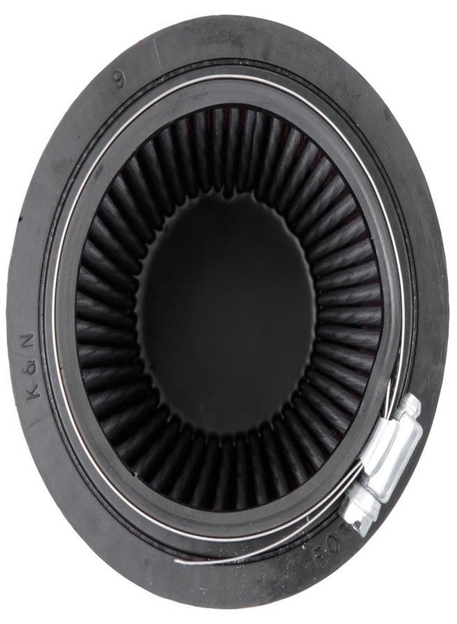 كيه آند إن فلتر هواء K&N عالي التدفق الأصلي ذو مشبك تثبيت عالمي مدى الحياة: أداء عالٍ، ممتاز: قطر الحافة: 3.3125 بوصة، ارتفاع الفلتر: 6.5 بوصة، طول الحافة: 0.625 بوصة، الشكل: دائري مدبب، RU-2710 - Image 2