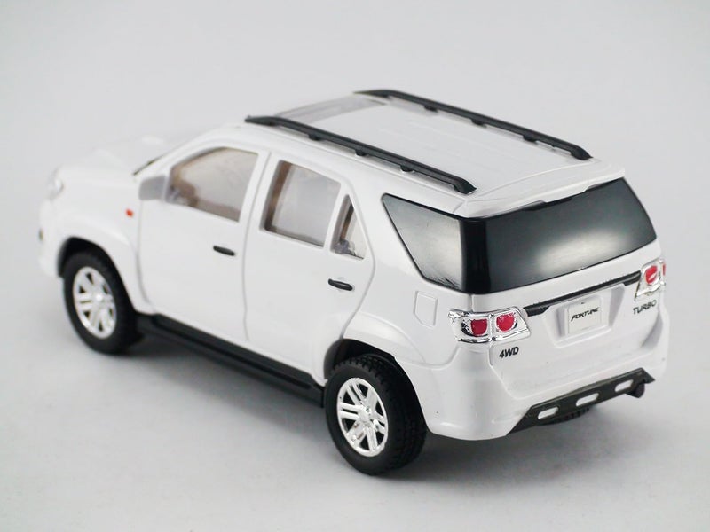 Centy Toys Plastic Fortuner Model Car - White, Pack of 1 - Image 2