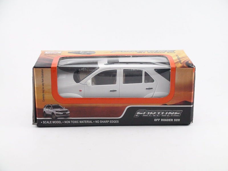 Centy Toys Plastic Fortuner Model Car - White, Pack of 1 - Image 4