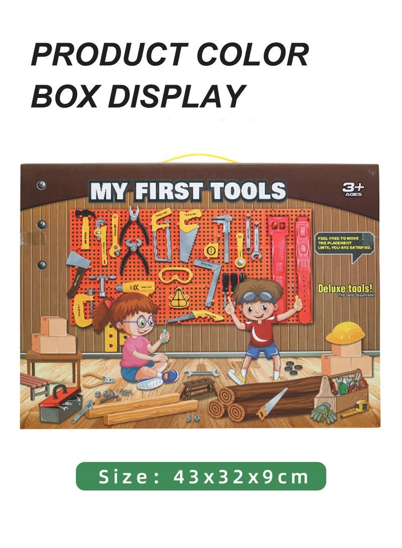MaBaby Kids Tool Set –Toddler Tool Set with Toy Drill, Pretend Play Kids Toys - Image 5