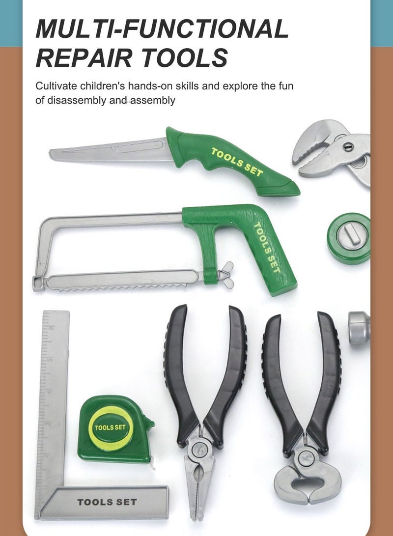 MaBaby Kids Tool Set –Toddler Tool Set with Toy Drill, Pretend Play Kids Toys - Image 2