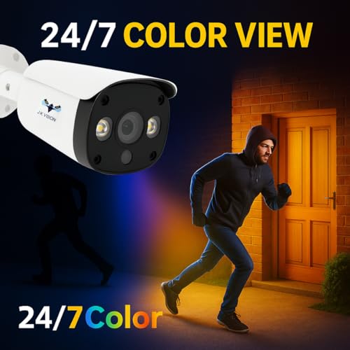 JK Vision 4MP IP Camera with 18 LED, Night Vision, Built in Audio, 30M Range, 1 Year Warranty - Image 4