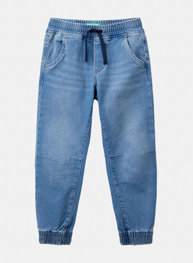 Benetton Denim Joggers  - Image 1
