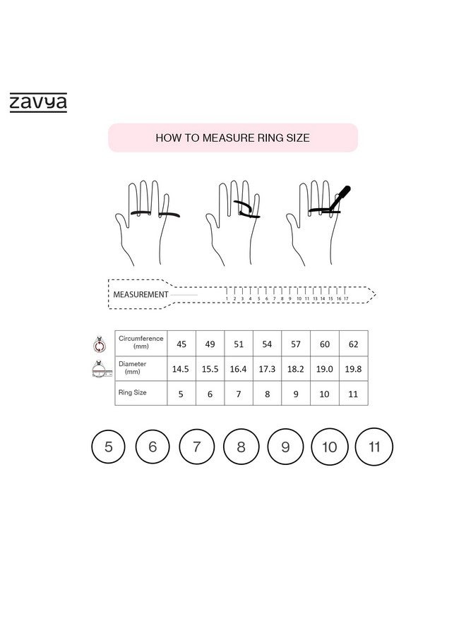 Zavya ZAVYA 925 Sterling Silver Wave | Rhodium Plated Adjustable Ring for Men | Gift for Men and Boys | With Certificate of Authenticity and 925 Hallmark  - Image 4
