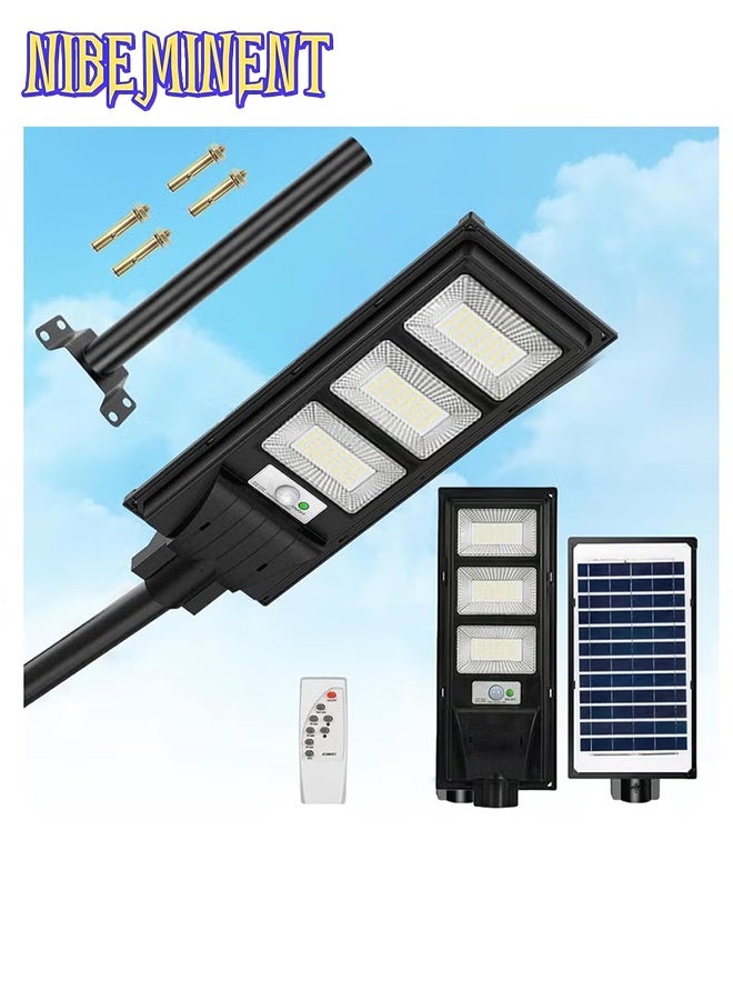 NIBEMINENT Solar Lights Outdoor Remote Solar Led Flood Light Waterproof With Charger Solar Lights Indoor Outdoor Light Solar Lights Garden Street Lighting 600W Solar Light (black) - Image 1