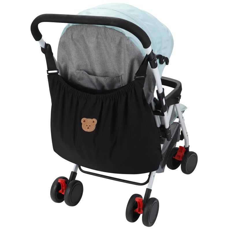 Accmor Universal Stroller Organizer, Large Storage Stroller Bag Fits for Uppababy, Nuna, Britax, Doona Strollers, Non-Slip Adjustable Storage Caddy Accessories for Stroller Crib - Image 1