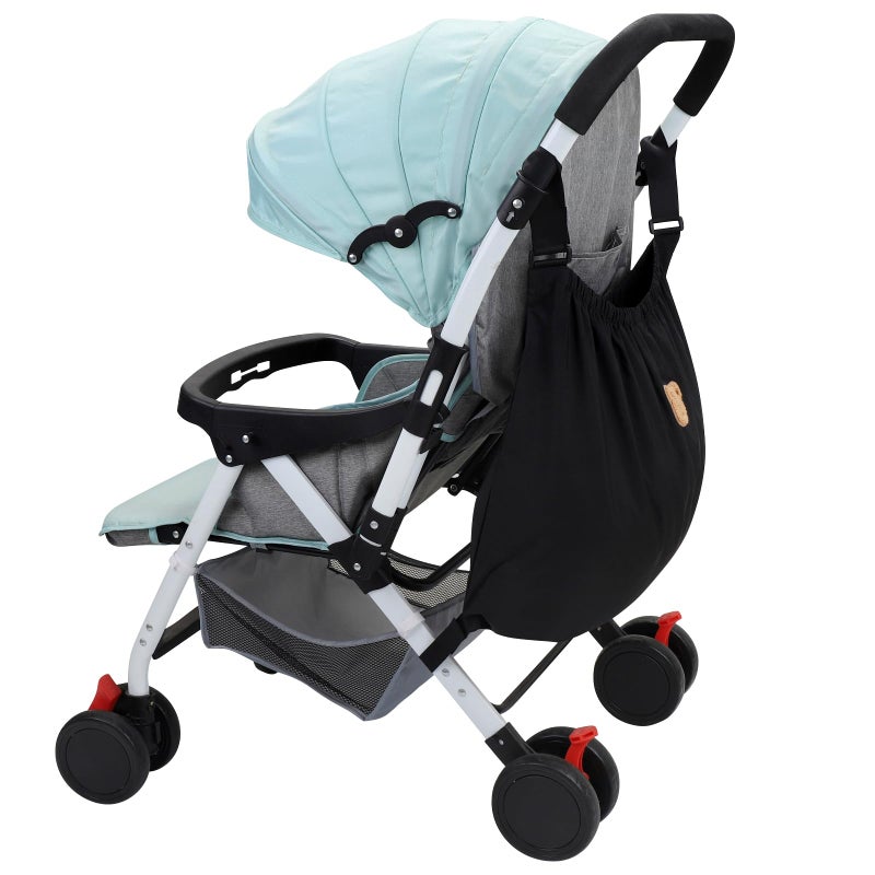 Accmor Universal Stroller Organizer, Large Storage Stroller Bag Fits for Uppababy, Nuna, Britax, Doona Strollers, Non-Slip Adjustable Storage Caddy Accessories for Stroller Crib - Image 5