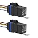 Kalmaegee 2 Pack Waterproof Relay and Harness Kits 4030 AMP 12V Relay Switch 5 Pin SPDT Car Relay with Heavy Duty Copper Wires for Horns Starters Motor Fans - Image 2