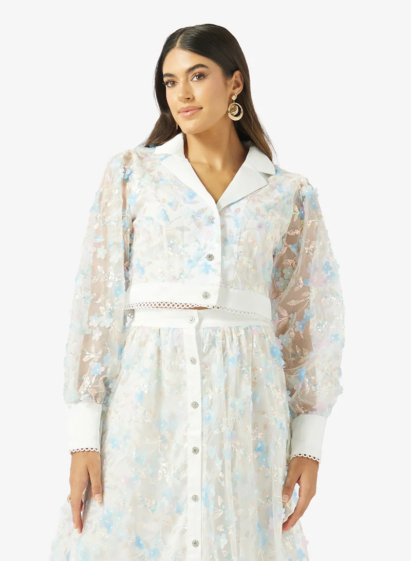 Khizana  Printed Top & Skirt Set for Women | Best Price UAE
