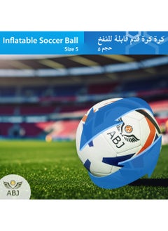 ABJ Premium Quality Inflatable Soccer Football, Size 5 Club Training Ball for Any Level  - Image 4
