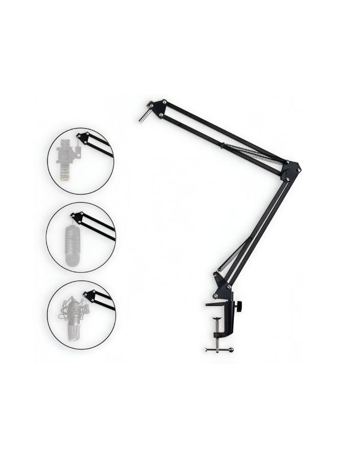 Maono BA20 Microphone Boom Scissor Arm Stand – (Black) - Image 2