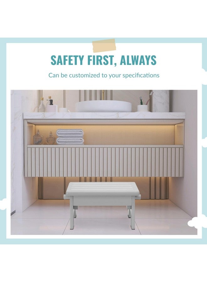 Dream On Me Ease-Up Adjustable Nursing Footrest in Pebble Grey, Made of Sturdy Pinewood, Lightweight, Easy to Assemble - Image 2