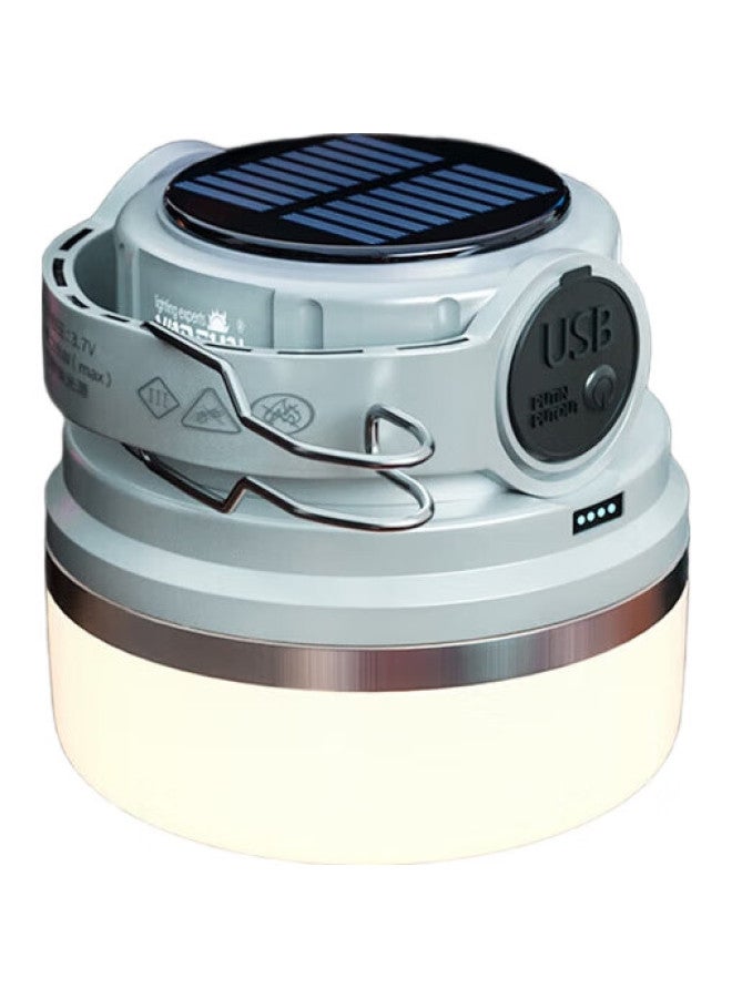 Warsun Camping Light, Solar-Powered Rechargeable Lamp, Outdoor Tent Light, Emergency Equipment, Hanging Light, Power Outage, Home Use - Image 3