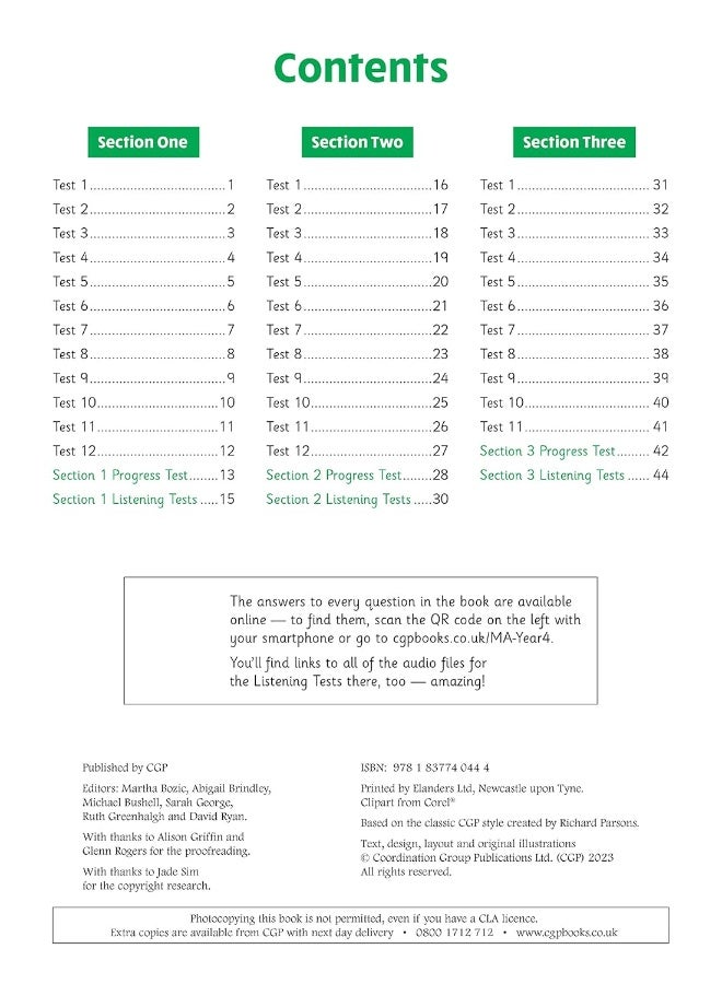 KS2 Maths Year 4 Mental Arithmetic Targeted Question Book (includes Online Answers & Audio Tests) - Image 3