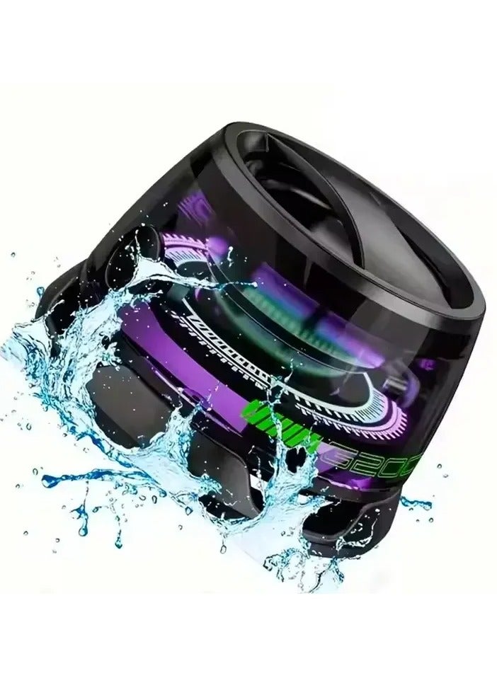 مكبر صوت محمول مغناطيسي G200 صندوق صوت صغير بلوتوث 5.3 إضاءة RGB حامل هاتف سماعات لاسلكية حقيقية - Image 2