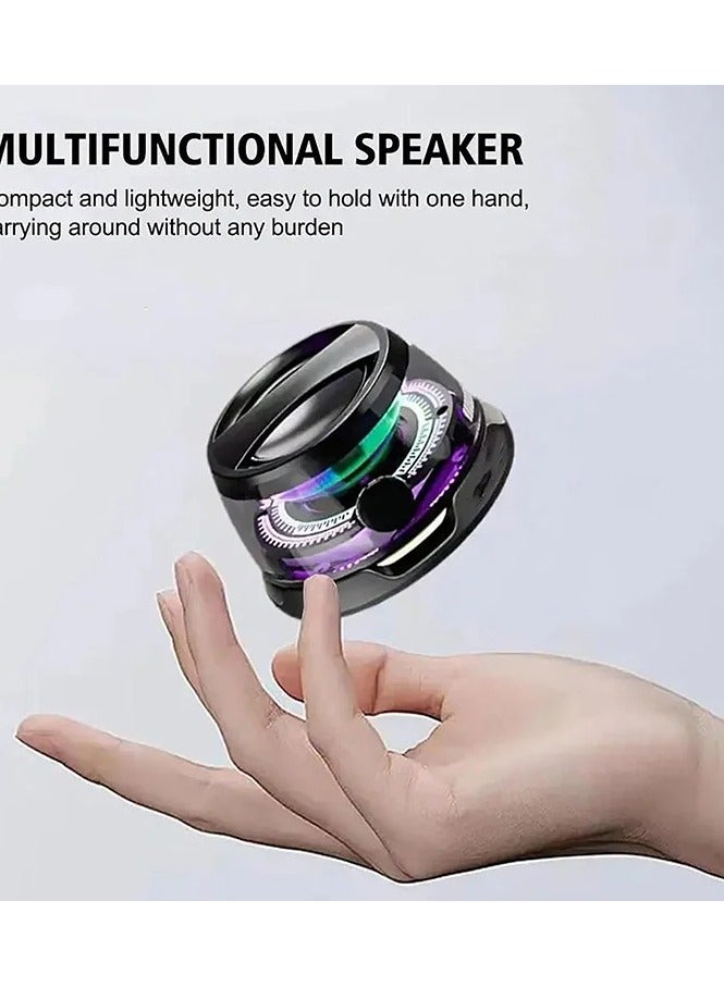 مكبر صوت محمول مغناطيسي G200 صندوق صوت صغير بلوتوث 5.3 إضاءة RGB حامل هاتف سماعات لاسلكية حقيقية - Image 4