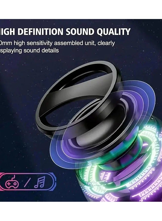 مكبر صوت محمول مغناطيسي G200 صندوق صوت صغير بلوتوث 5.3 إضاءة RGB حامل هاتف سماعات لاسلكية حقيقية - Image 5