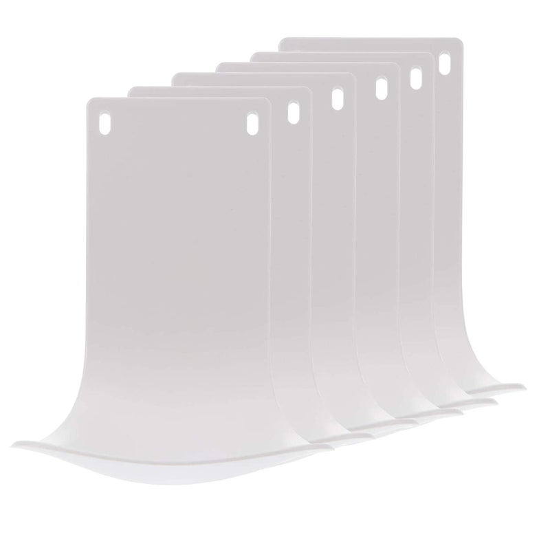 HHHKKK 6PCS Drip Tray for WallMounted Soap Dispensers Prevent Dripping and Spraying Dispenser Stand Bracket Water Tray Detergent Cup Holder White 