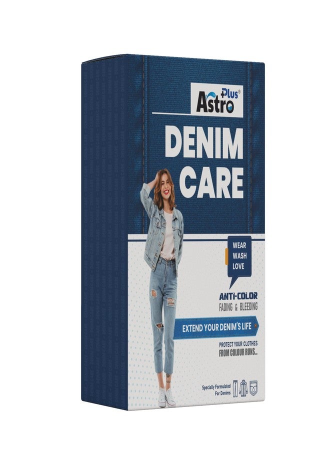 ASTRO PLUS + Astro Plus+ Denim Care | Premium Laundry Detergent for Jeans & Denim | Gentle Formula, Deep Clean & Color Protection (5 Pouch x 40 ml each) - Image 1