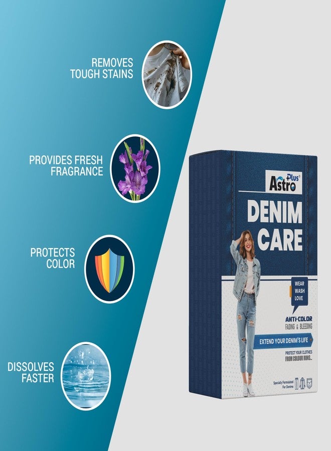ASTRO PLUS + Astro Plus+ Denim Care | Premium Laundry Detergent for Jeans & Denim | Gentle Formula, Deep Clean & Color Protection (5 Pouch x 40 ml each) - Image 3