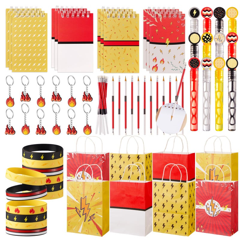 Vanblue 72Pcs Cartoon Animation Party Favors Theme Birthday Party Decorations Goodie Bags Stuffers Gift Bags Silicone Wristband for Birthday Party Supplies Gifts Pinata Fillers - Image 3