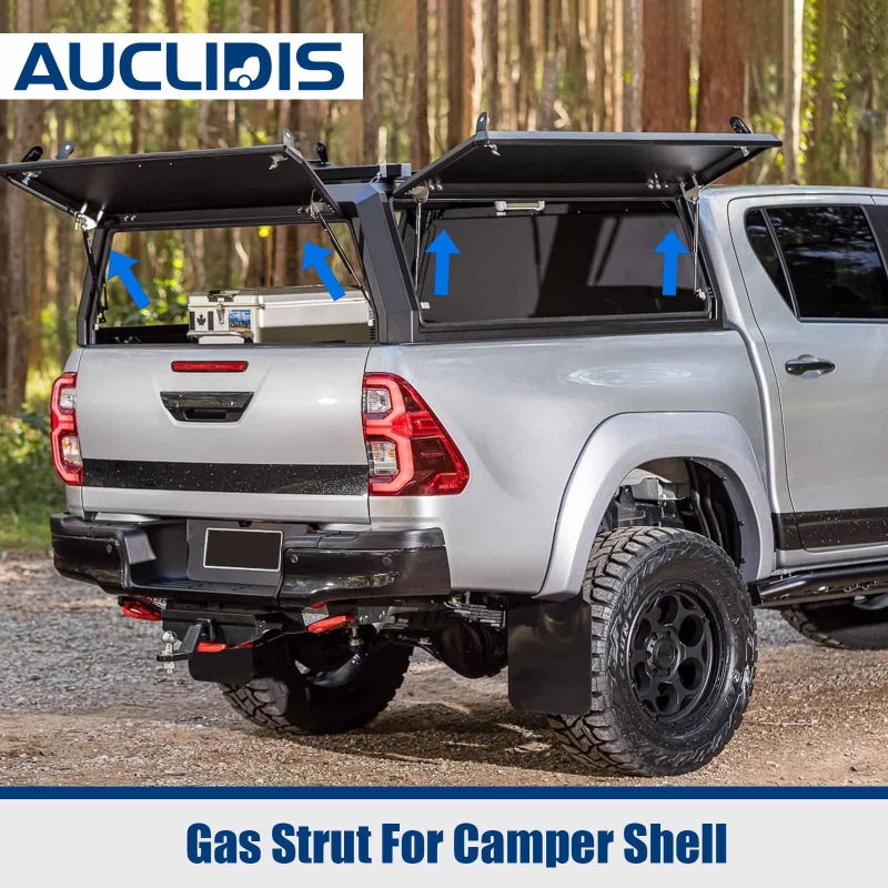 AUCLIDIS C16-20651 C16-33313 18 inch 40lb/178N Gas Strut Shock Spring Lift Support for Leer Camper Shell Truck Topper Cap Canopy Door Windows Toolbox Snugtop Replacement Parts, C1620651, Set of 2 by AUCLIDIS - Image 2