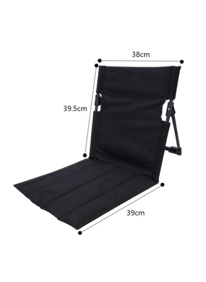 general Outdoor lawn chair back chair camping lightweight foldable leisure chair beach park portable chair lazy lawn mat - Image 2