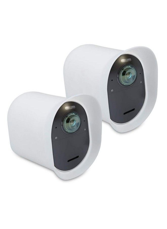 kwmobile 2X Skin Compatible With Arlo Ultra Arlo Pro 3 Pro 4 Silicone Security Camera Case Outdoor Cctv Cover White  - Image 2
