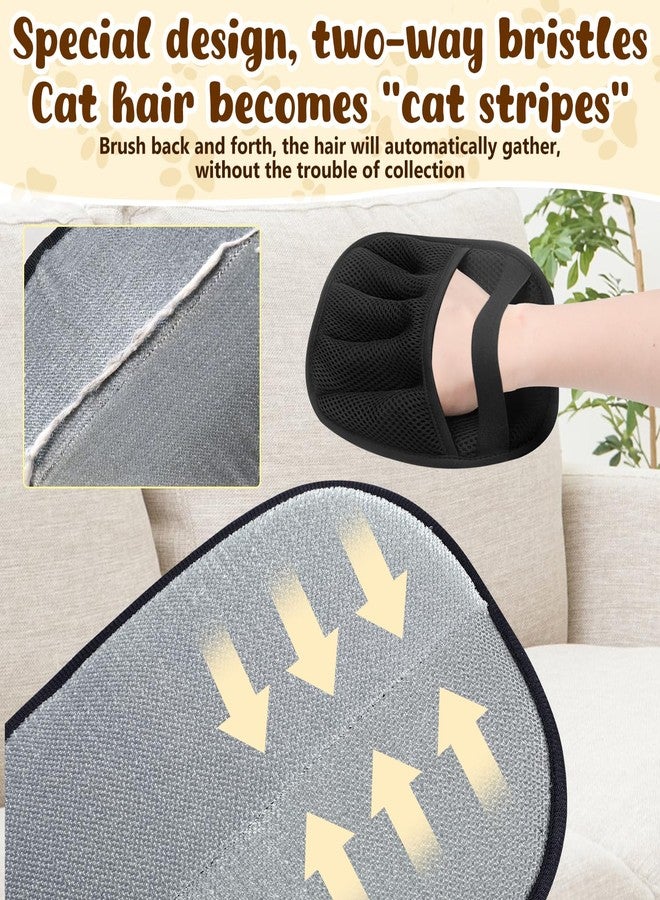 LINARTS Pet Hair Removal Glove, Electrostatic Pet Hair Removal Gloves, Upgrade Efficient Grooming Gloves for Pet Hair, Clothing, Couch, Furniture, Carpet, Car Seat-2PCS - Image 2