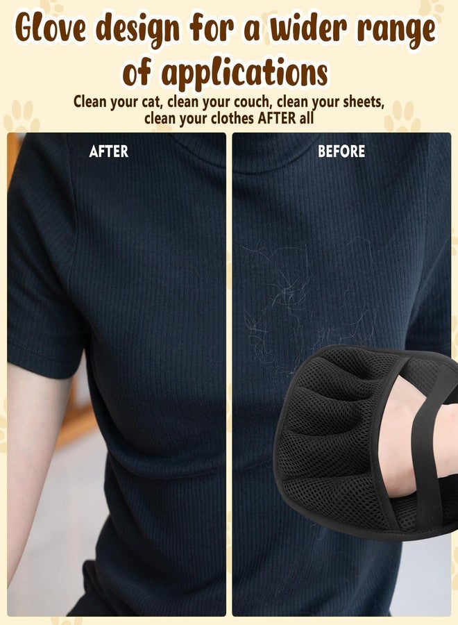 LINARTS Pet Hair Removal Glove, Electrostatic Pet Hair Removal Gloves, Upgrade Efficient Grooming Gloves for Pet Hair, Clothing, Couch, Furniture, Carpet, Car Seat-2PCS - Image 3