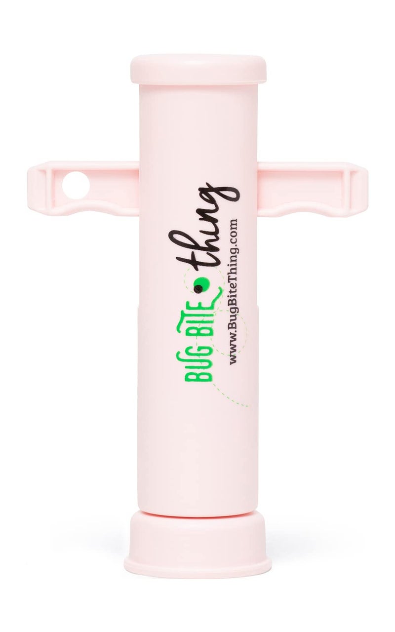 BUG BITE THING Suction Tool - Bug Bites and Bee/Wasp Stings, Natural Insect Bite Relief, Pink - Image 1