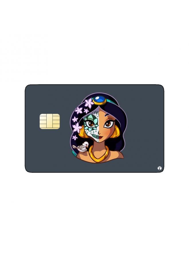 RKN PRINTED BANK CARD STICKER Animation Jasmine From Aladdin By Disney - Image 2