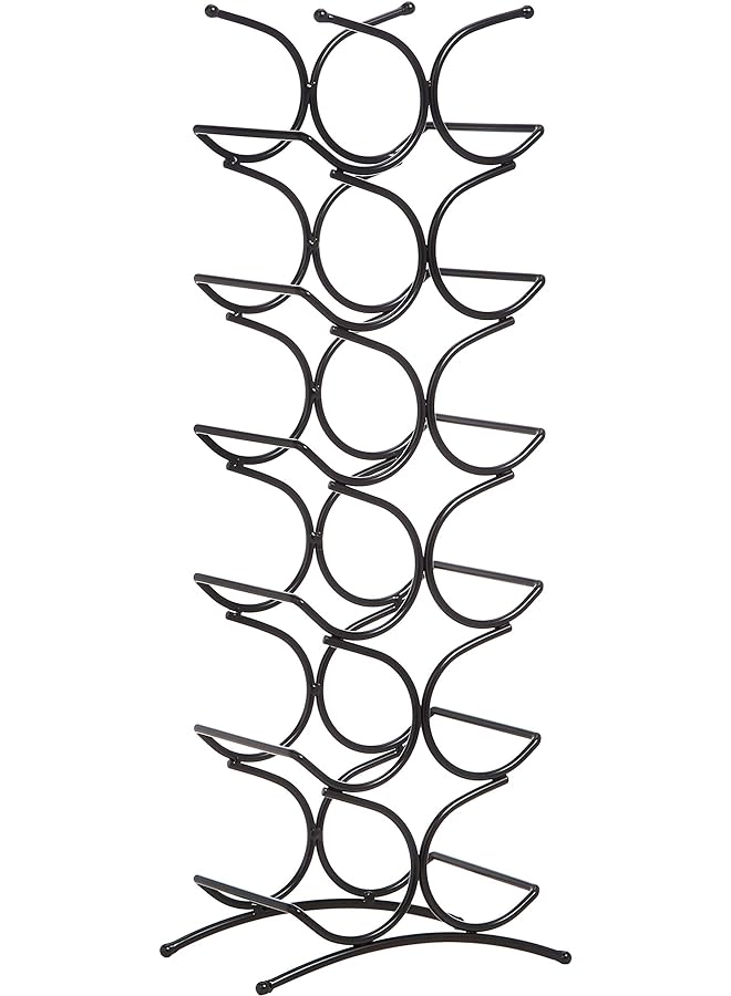 Wine Rack For 12 Bottles Black - Image 1